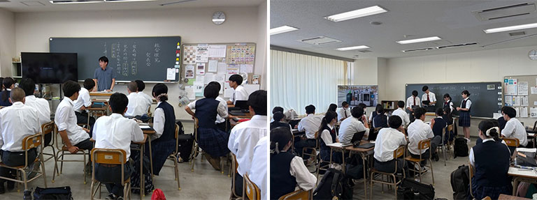 生徒から事業者への提案発表
