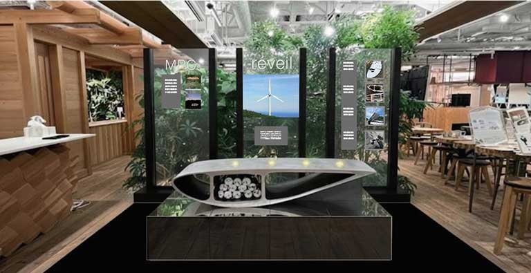 オフグリッド・デザイン展示ブースのイメージ