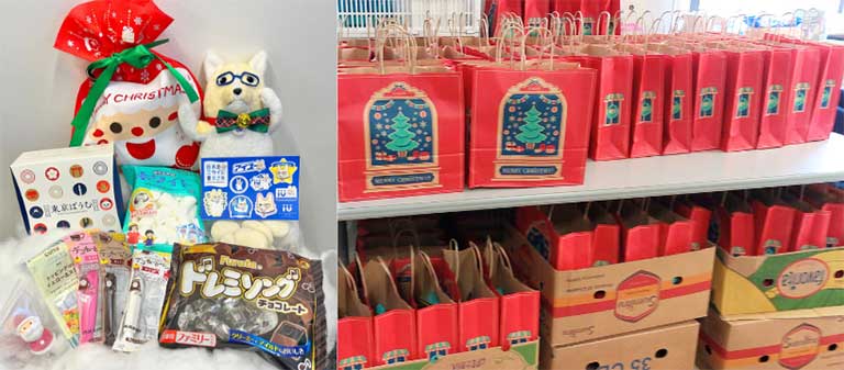 今年も150個のクリスマスプレゼントを用意