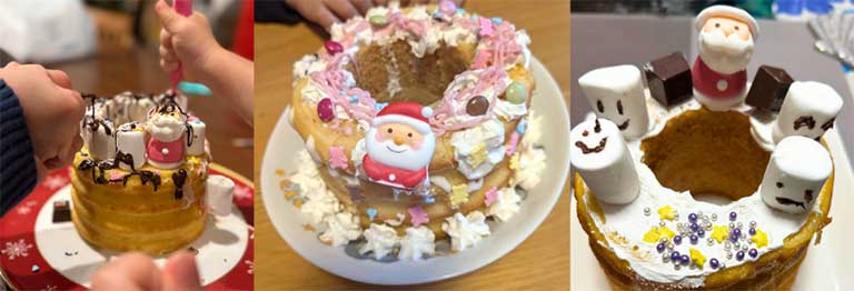 会員家庭から届いたデコレーション写真（一部ご紹介）