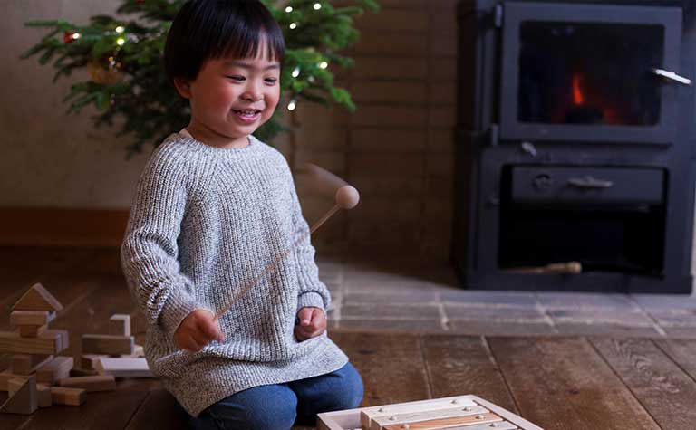 「子供PSCマーク」付きの木製玩具