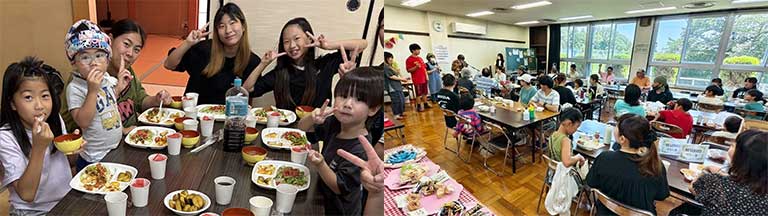 実際に「こども食堂スタート応援助成プログラム」をご活用いただいたこども食堂さまの開催風景