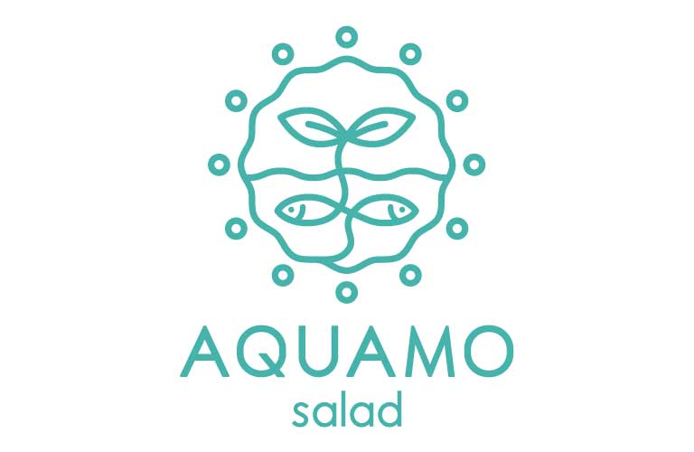 AQUAMO salad ロゴ