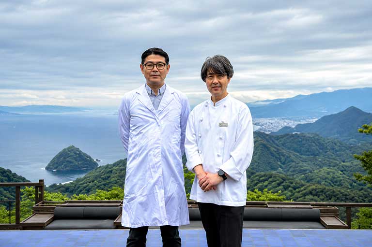 石垣哲治氏 / 曳地鉄也氏