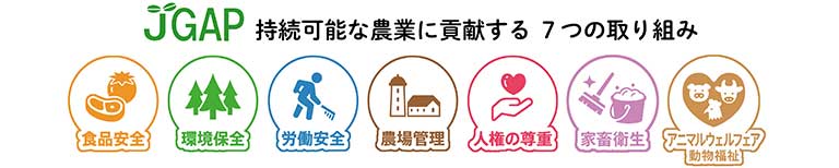 持続可能な農業に関する7つの取り組み