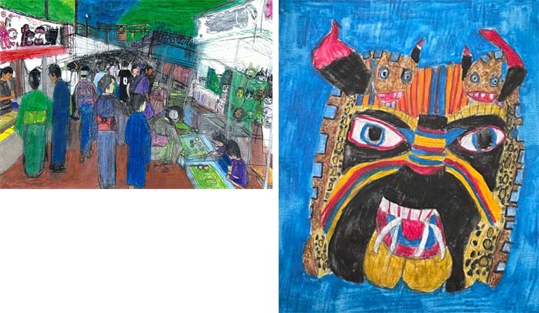 展示作品の一例