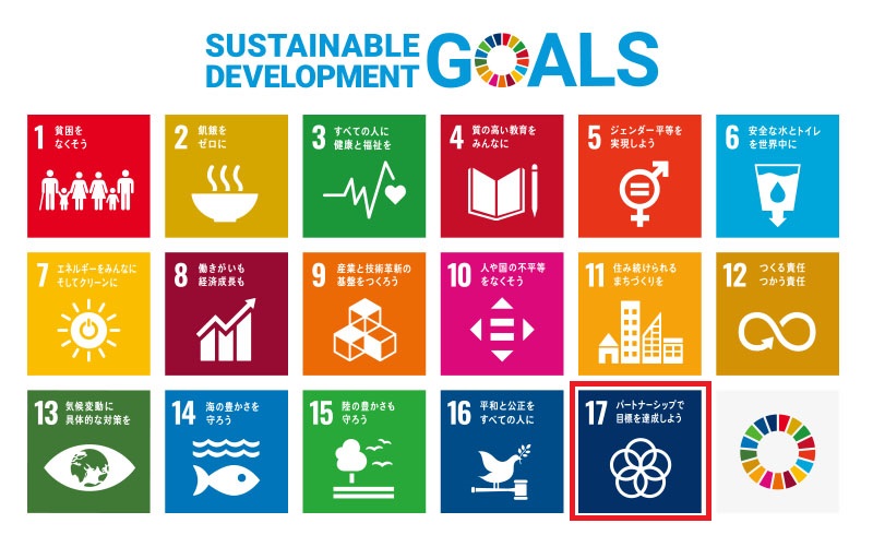 目標 17. 持続可能な開発のための実施手段を強化し、グローバル・パートナーシップを活性化する