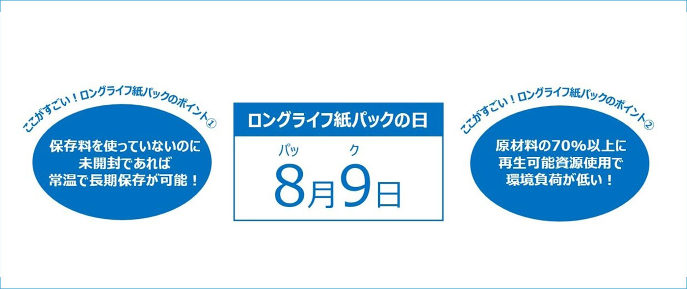 国際会議や大手ホテルで「ロングライフ紙パック飲料」の採用広がる 　“常温で長期保存が可能”な紙パックで食品ロスも削減へ