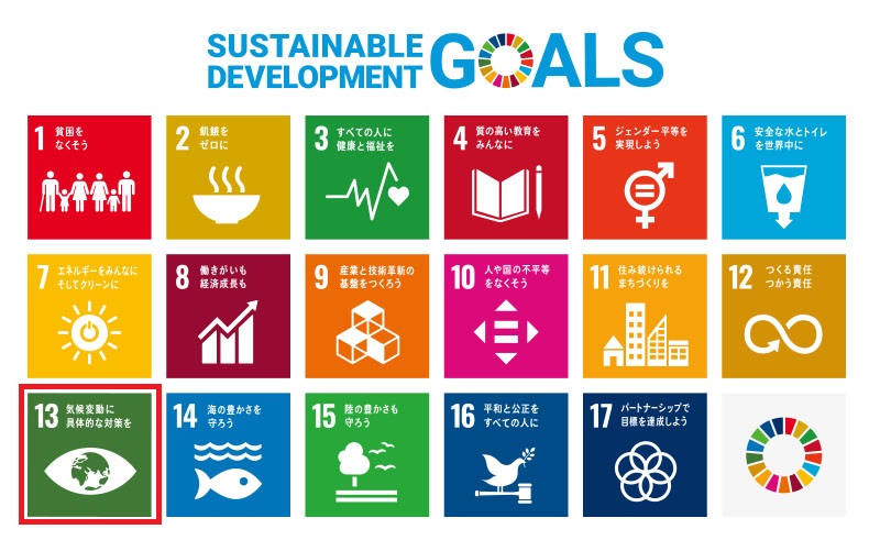 SDGs目標13のアイコン画像