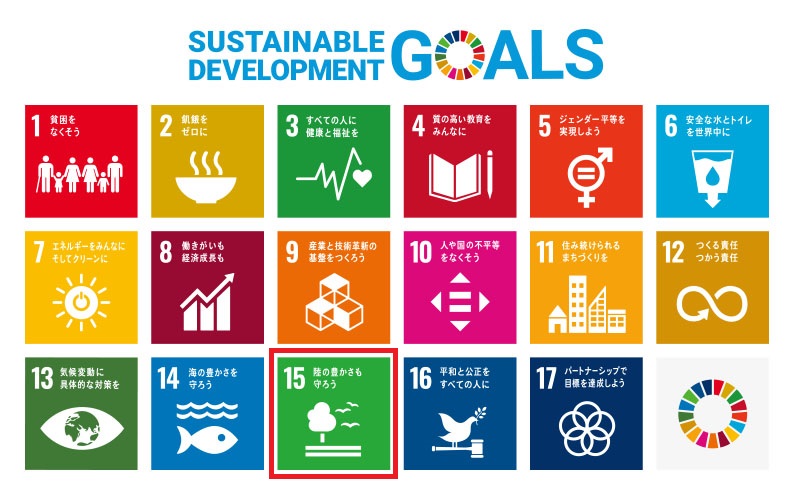 持続可能な開発目標・SDGsの目標15